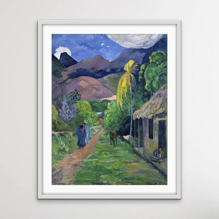 Rue De Tahiti by Paul Gauguin - Classic Canvas or Art Print I Heart Wall Art Australia 
