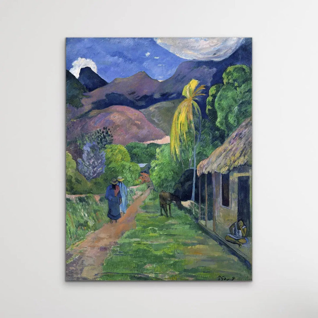 Rue De Tahiti by Paul Gauguin - Classic Canvas or Art Print I Heart Wall Art Australia 