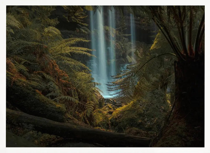 Russel falls, Tasmania - Stretched Canvas, Poster or Fine Art Print I Heart Wall Art