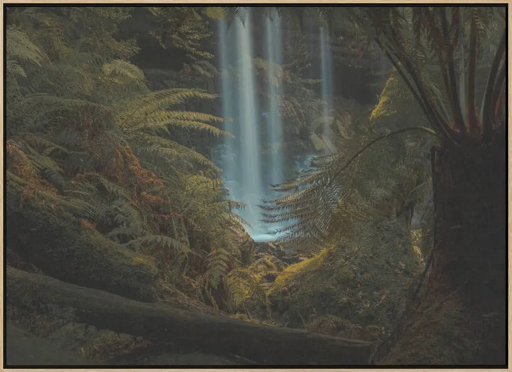 Russel falls, Tasmania - Stretched Canvas, Poster or Fine Art Print I Heart Wall Art