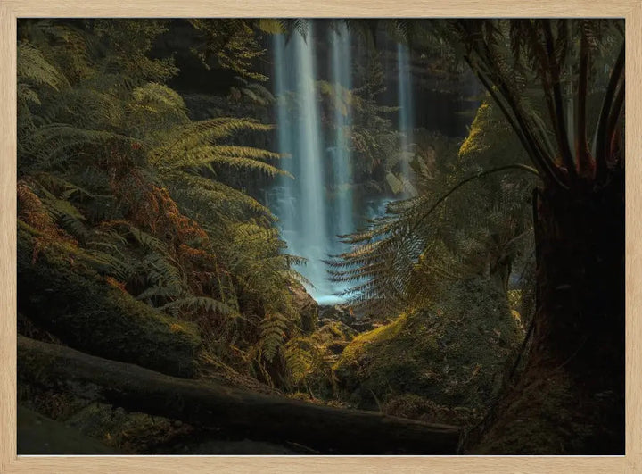 Russel falls, Tasmania - Stretched Canvas, Poster or Fine Art Print I Heart Wall Art