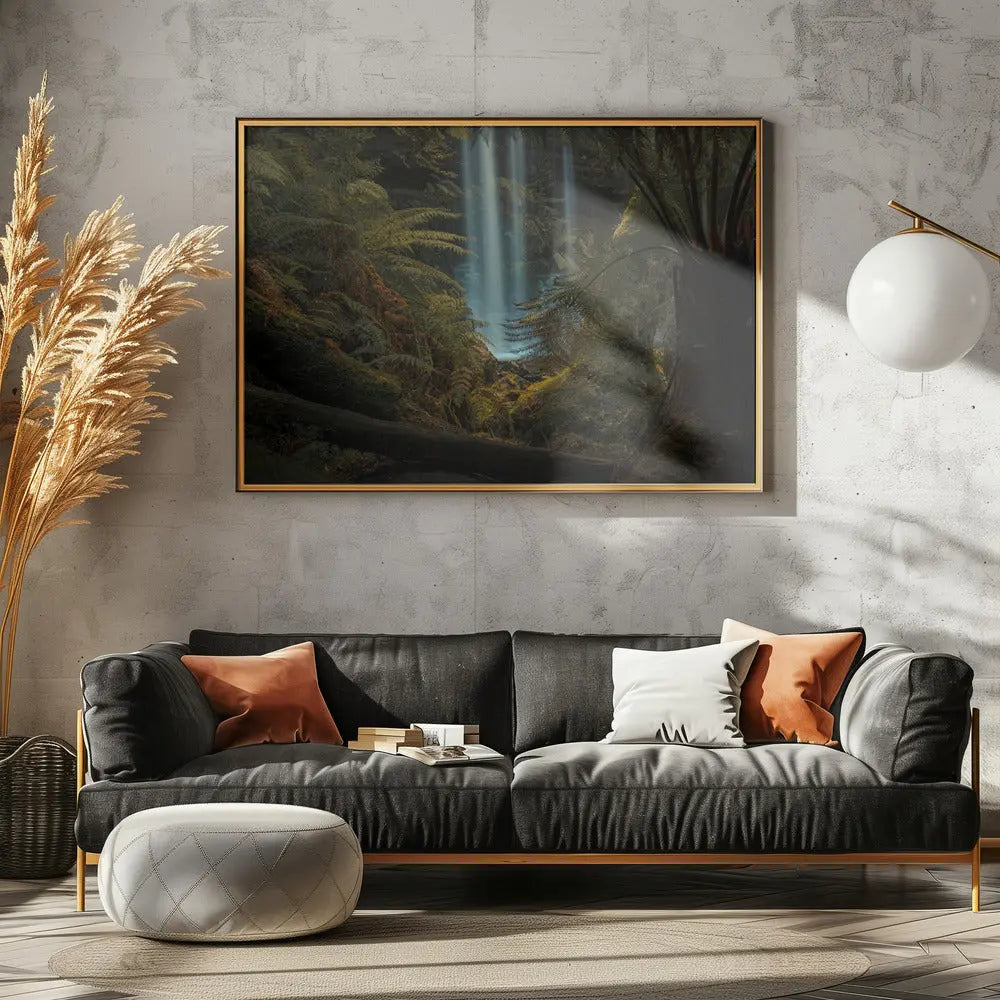 Russel falls, Tasmania - Stretched Canvas, Poster or Fine Art Print I Heart Wall Art