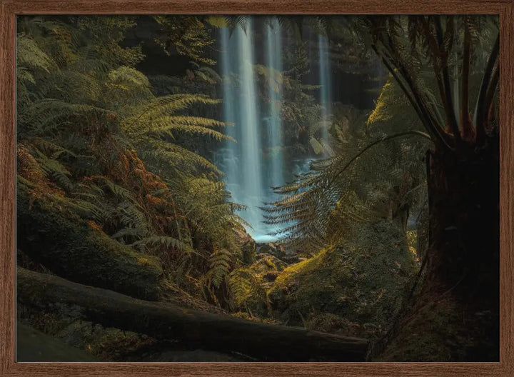 Russel falls, Tasmania - Stretched Canvas, Poster or Fine Art Print I Heart Wall Art