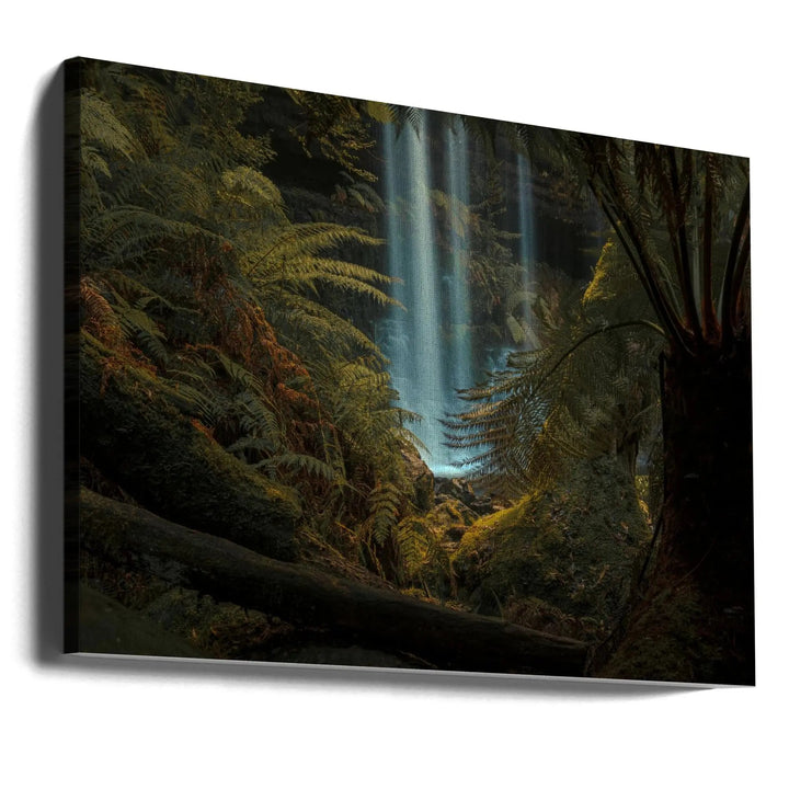 Russel falls, Tasmania - Stretched Canvas, Poster or Fine Art Print I Heart Wall Art
