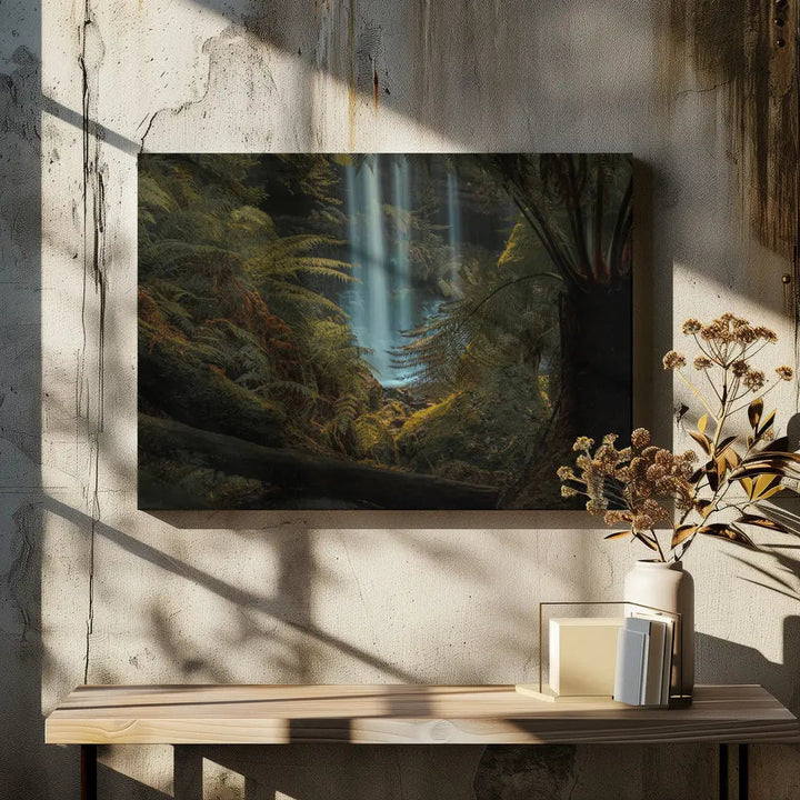 Russel falls, Tasmania - Stretched Canvas, Poster or Fine Art Print I Heart Wall Art
