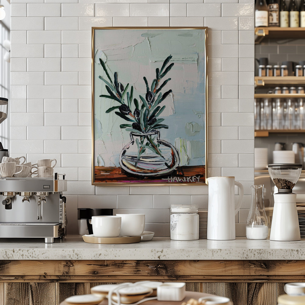 Rustic Olives Master - Stretched Canvas, Poster or Fine Art Print I Heart Wall Art