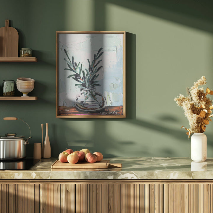 Rustic Olives Master - Stretched Canvas, Poster or Fine Art Print I Heart Wall Art