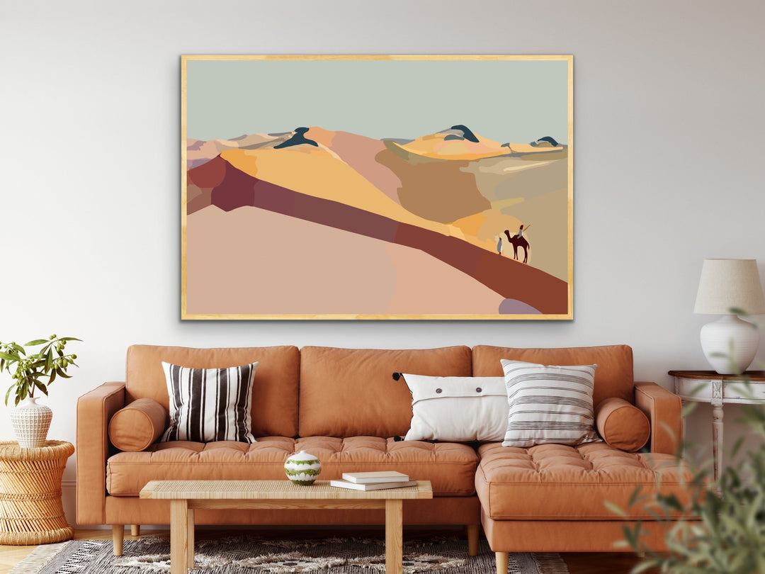 Sahara - Desert Inspired Contemporary Boho Print - I Heart Wall Art