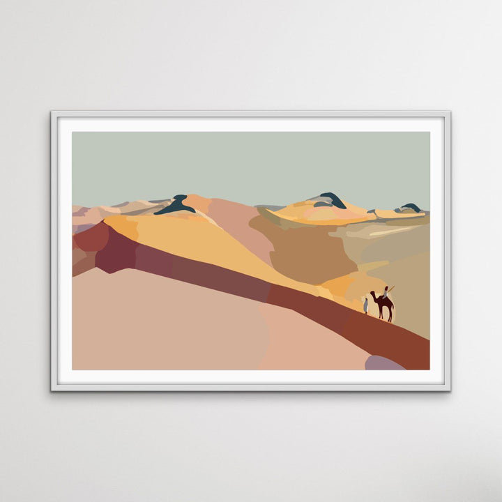 Sahara - Desert Inspired Contemporary Boho Print - I Heart Wall Art