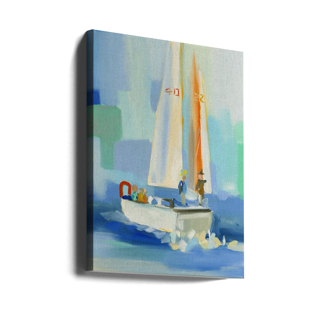 Sailboat - Stretched Canvas, Poster or Fine Art Print I Heart Wall Art
