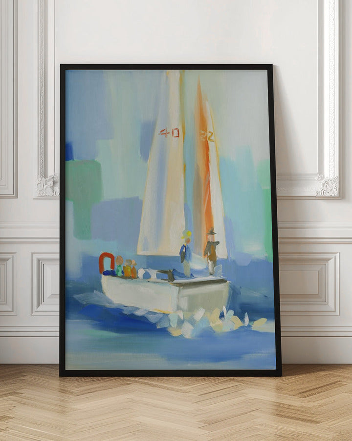Sailboat - Stretched Canvas, Poster or Fine Art Print I Heart Wall Art