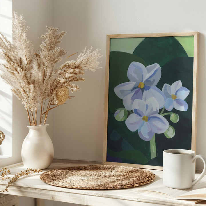 Saint Paulia - Stretched Canvas, Poster or Fine Art Print - I Heart Wall Art - Poster Print, Canvas Print or Framed Art Print
