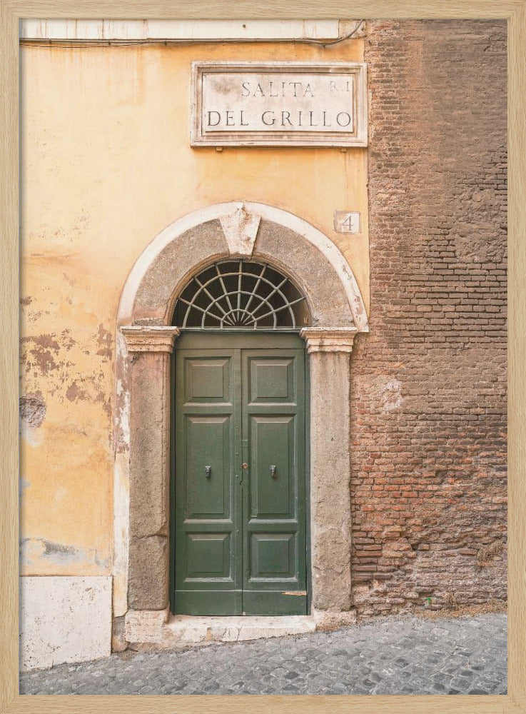 Salita Del Grillo - Stretched Canvas, Poster or Fine Art Print I Heart Wall Art
