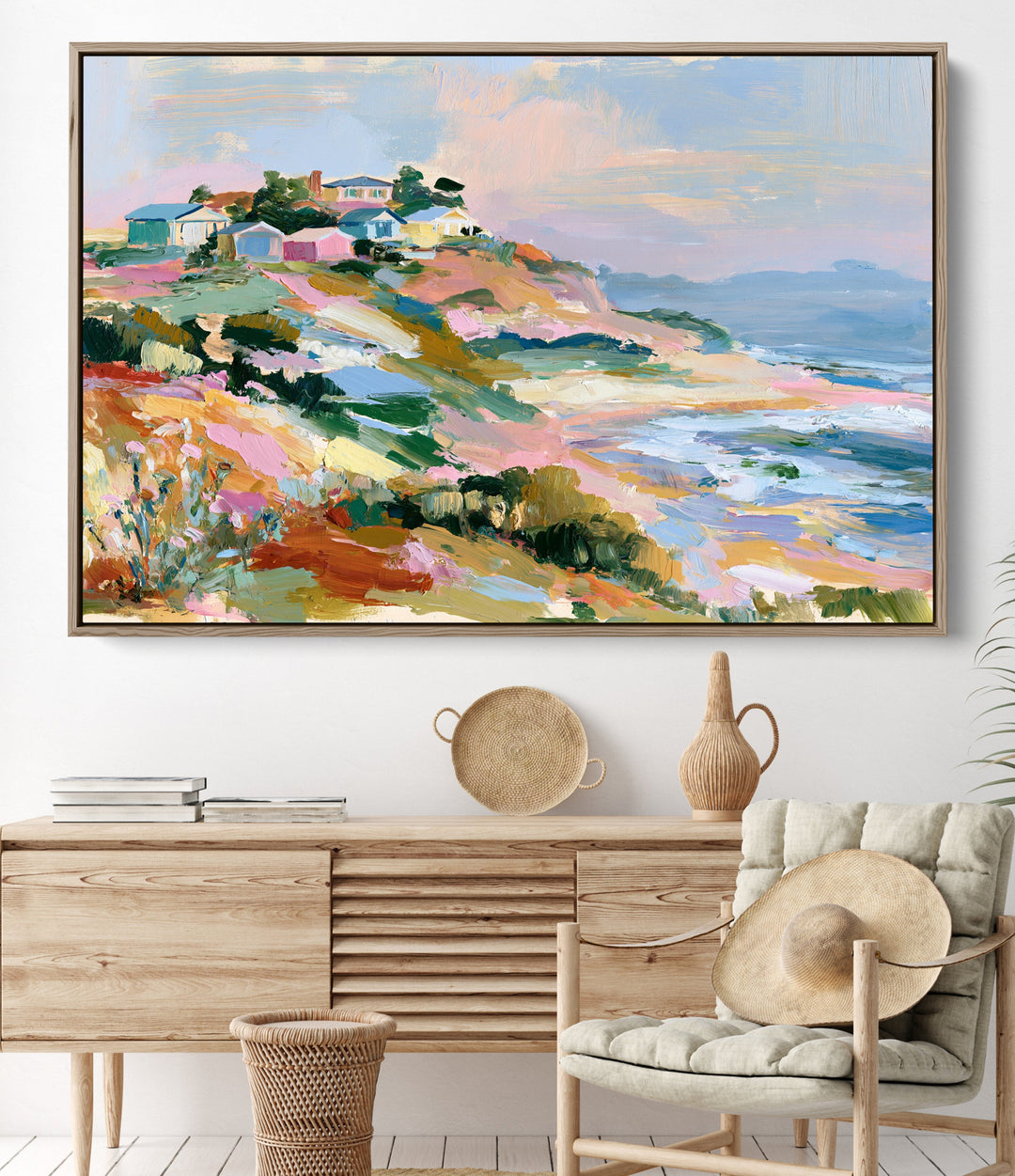Salt Air by IHeartStudio - Australian Contemporary Coastal Landscape Canvas Print