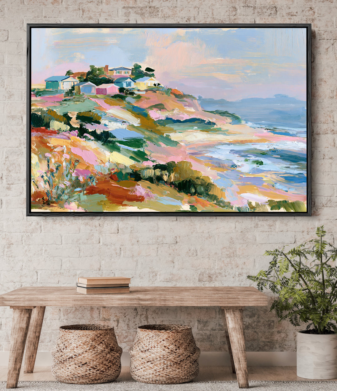 Salt Air by IHeartStudio - Australian Contemporary Coastal Landscape Canvas Print