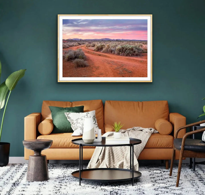 Saltbush- Australian Outback Landscape Photographic Print - I Heart Wall Art