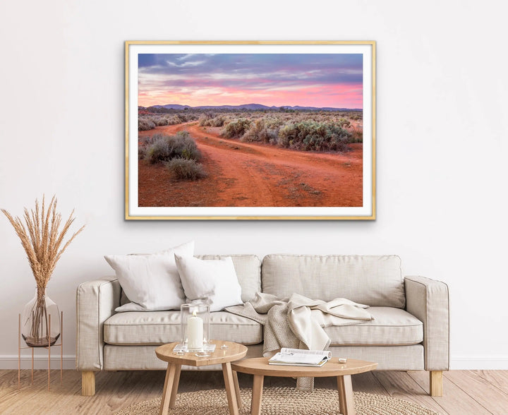 Saltbush- Australian Outback Landscape Photographic Print - I Heart Wall Art