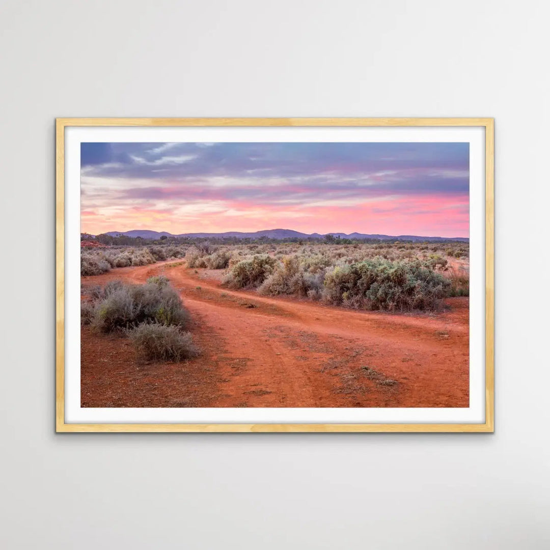 Saltbush- Australian Outback Landscape Photographic Print - I Heart Wall Art
