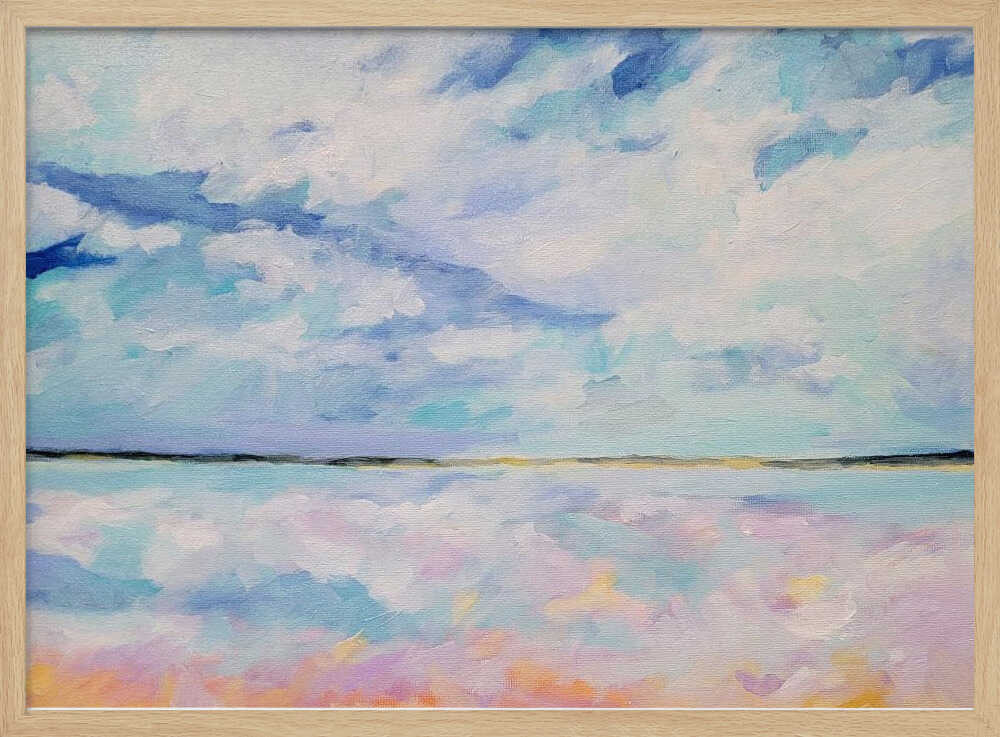 Salty Alviso - Stretched Canvas, Poster or Fine Art Print - I Heart Wall Art - Poster Print, Canvas Print or Framed Art Print