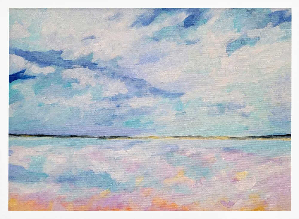 Salty Alviso - Stretched Canvas, Poster or Fine Art Print - I Heart Wall Art - Poster Print, Canvas Print or Framed Art Print