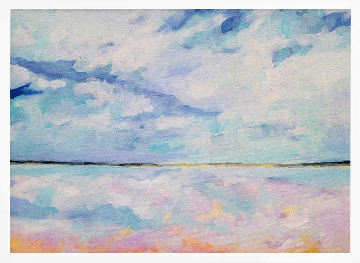 Salty Alviso - Stretched Canvas, Poster or Fine Art Print - I Heart Wall Art - Poster Print, Canvas Print or Framed Art Print