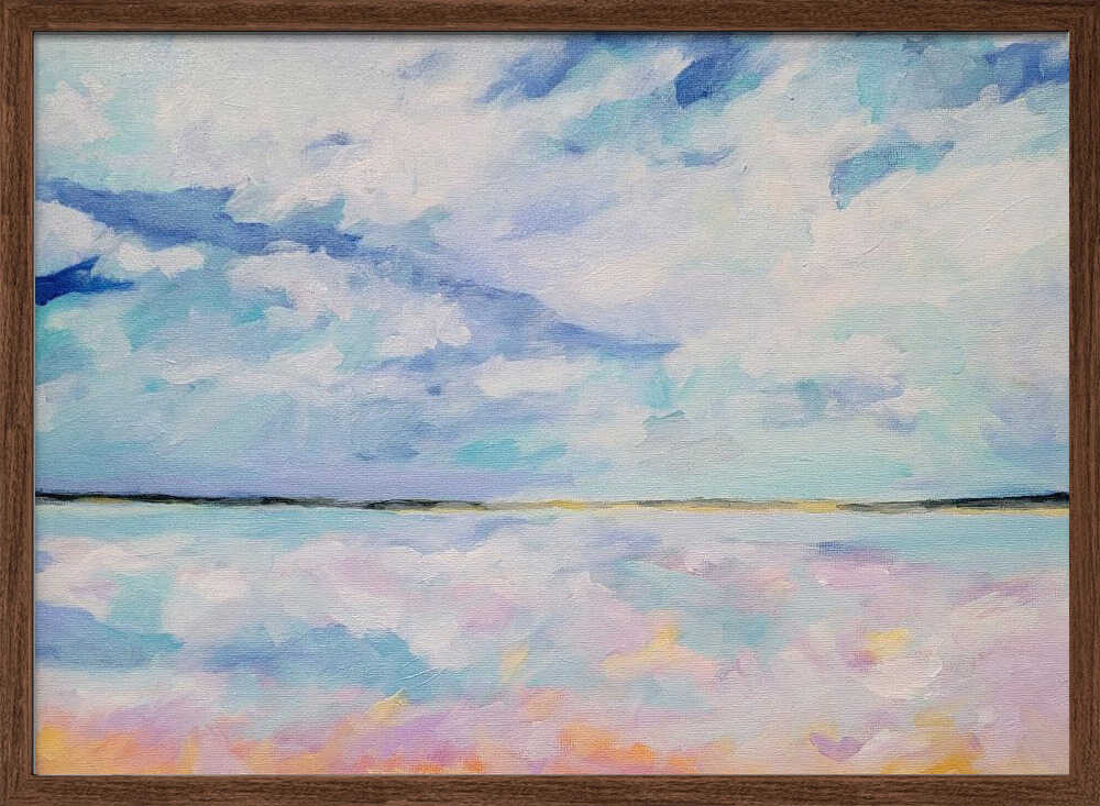 Salty Alviso - Stretched Canvas, Poster or Fine Art Print - I Heart Wall Art - Poster Print, Canvas Print or Framed Art Print