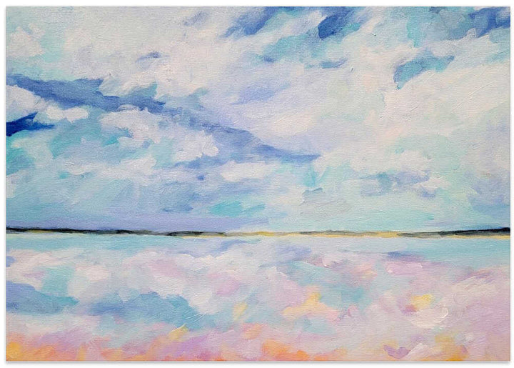 Salty Alviso - Stretched Canvas, Poster or Fine Art Print - I Heart Wall Art - Poster Print, Canvas Print or Framed Art Print