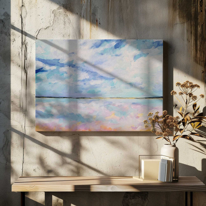 Salty Alviso - Stretched Canvas, Poster or Fine Art Print - I Heart Wall Art - Poster Print, Canvas Print or Framed Art Print