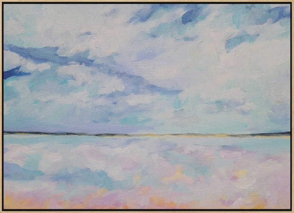 Salty Alviso - Stretched Canvas, Poster or Fine Art Print - I Heart Wall Art - Poster Print, Canvas Print or Framed Art Print
