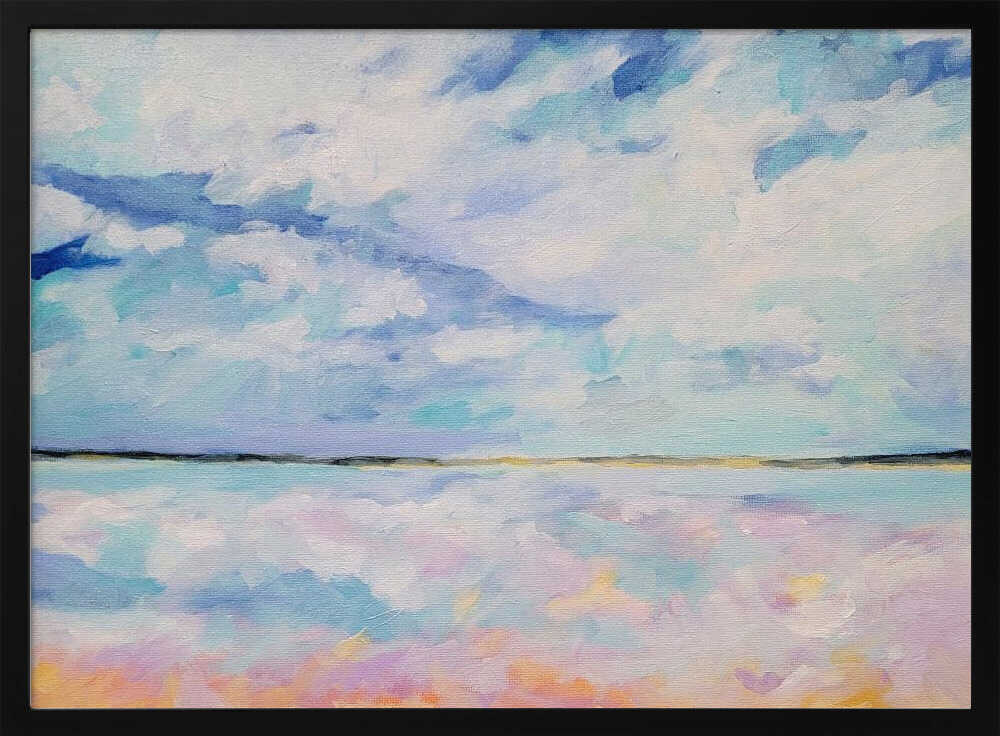 Salty Alviso - Stretched Canvas, Poster or Fine Art Print - I Heart Wall Art - Poster Print, Canvas Print or Framed Art Print