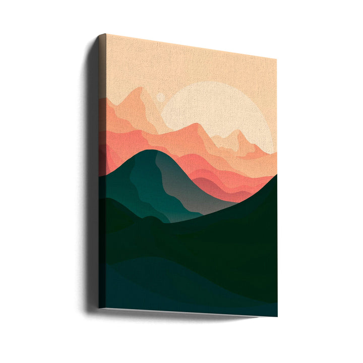 Sand Dune Mountains - Stretched Canvas, Poster or Fine Art Print I Heart Wall Art