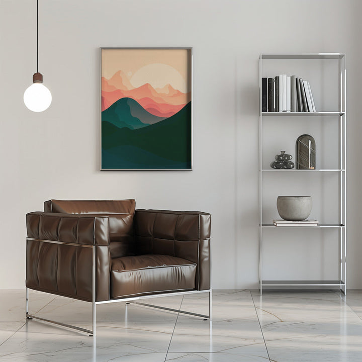 Sand Dune Mountains - Stretched Canvas, Poster or Fine Art Print I Heart Wall Art