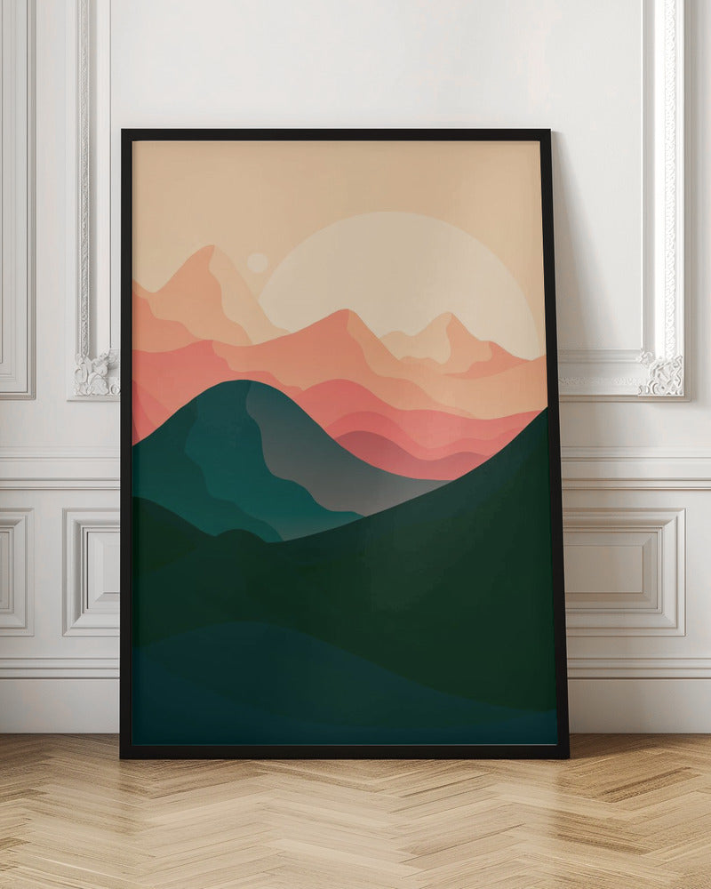 Sand Dune Mountains - Stretched Canvas, Poster or Fine Art Print I Heart Wall Art