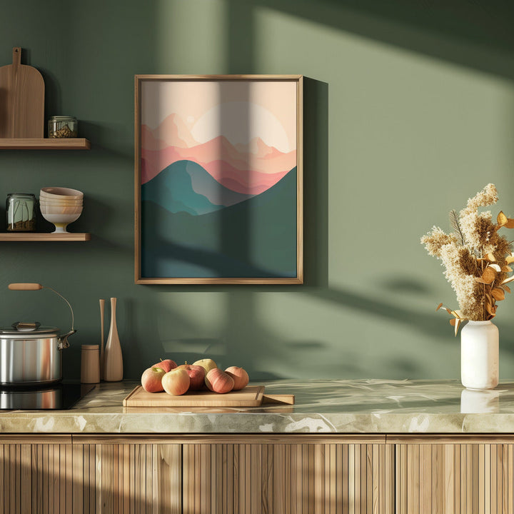 Sand Dune Mountains - Stretched Canvas, Poster or Fine Art Print I Heart Wall Art