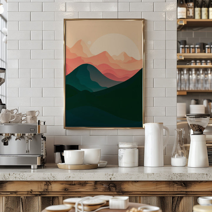 Sand Dune Mountains - Stretched Canvas, Poster or Fine Art Print I Heart Wall Art
