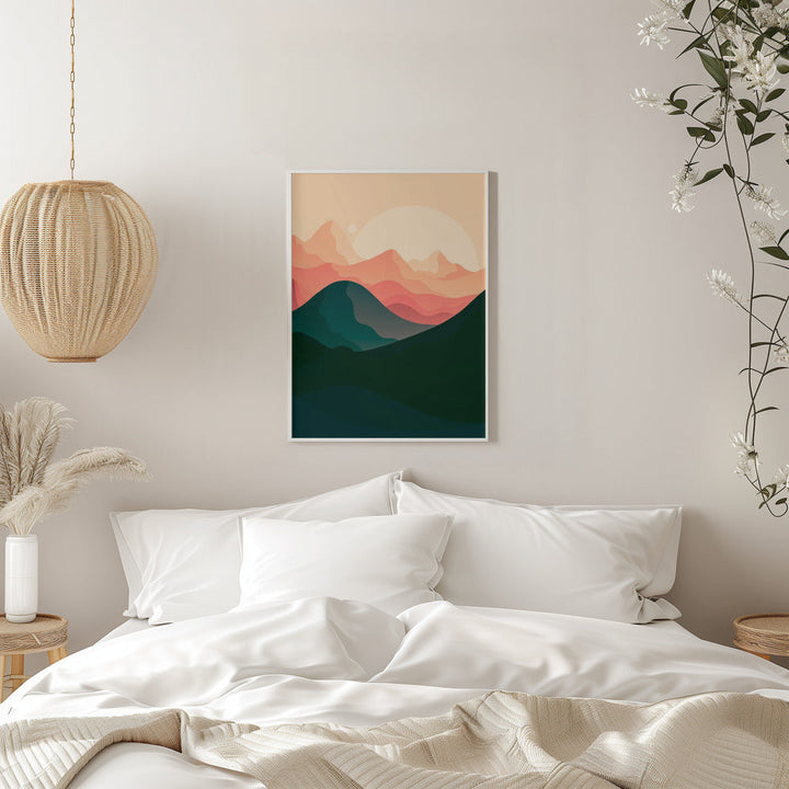 Sand Dune Mountains - Stretched Canvas, Poster or Fine Art Print I Heart Wall Art