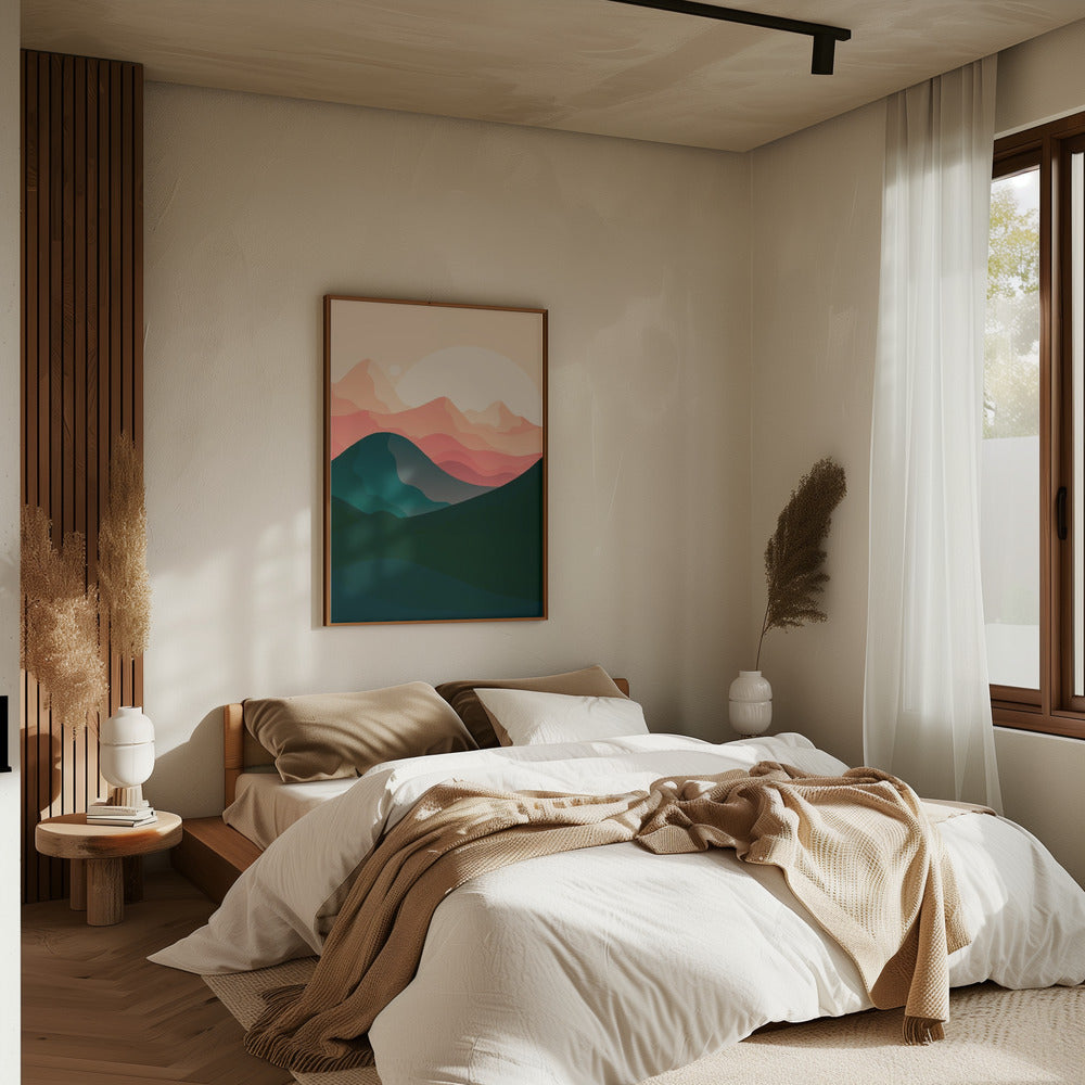 Sand Dune Mountains - Stretched Canvas, Poster or Fine Art Print I Heart Wall Art