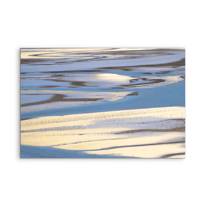 Sandbar - Blue Beach Landscape, Stretched Canvas or Wall Art Print - I Heart Wall Art - Poster Print, Canvas Print or Framed Art Print