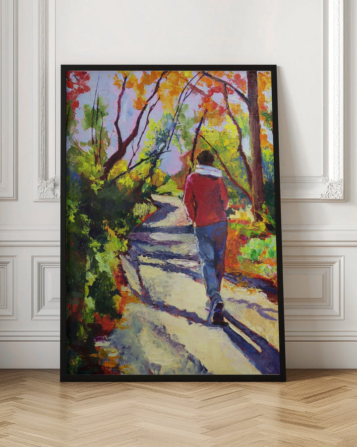 Sandi On a Walk - Stretched Canvas, Poster or Fine Art Print I Heart Wall Art