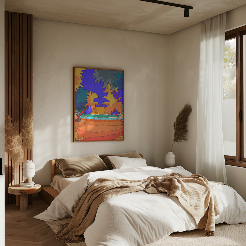 Sands and Waves - Stretched Canvas, Poster or Fine Art Print I Heart Wall Art
