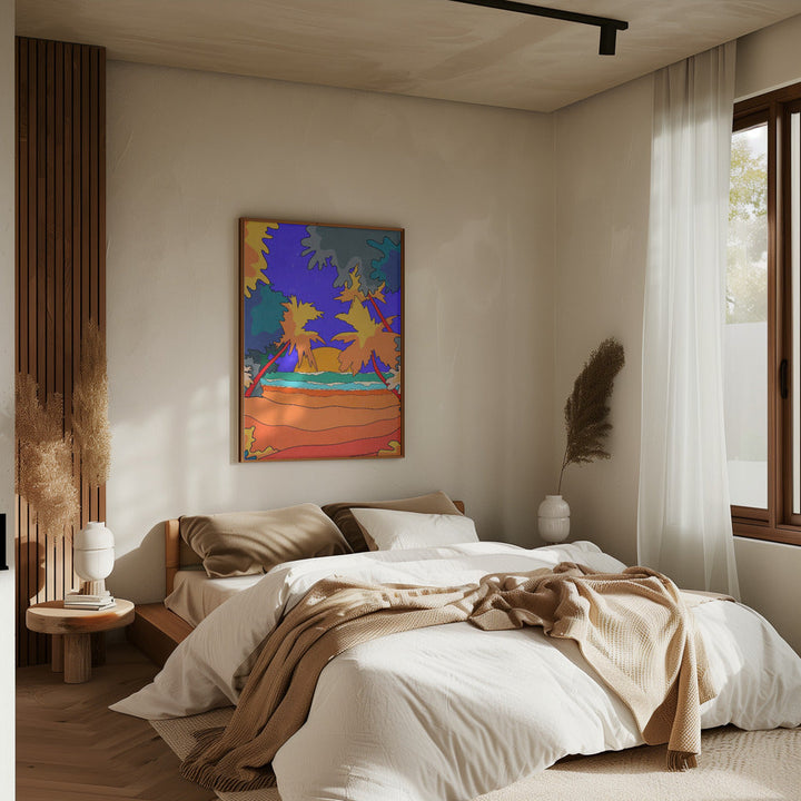 Sands and Waves - Stretched Canvas, Poster or Fine Art Print I Heart Wall Art