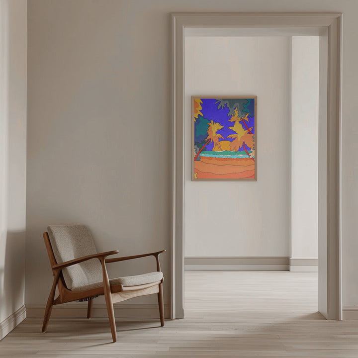 Sands and Waves - Stretched Canvas, Poster or Fine Art Print I Heart Wall Art