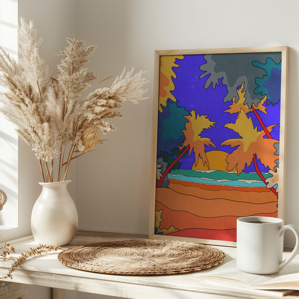 Sands and Waves - Stretched Canvas, Poster or Fine Art Print I Heart Wall Art