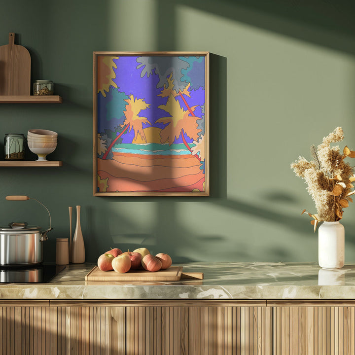 Sands and Waves - Stretched Canvas, Poster or Fine Art Print I Heart Wall Art