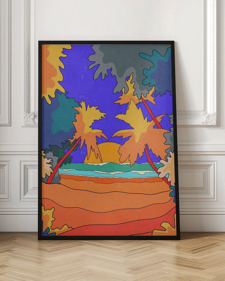 Sands and Waves - Stretched Canvas, Poster or Fine Art Print I Heart Wall Art