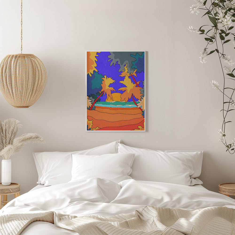 Sands and Waves - Stretched Canvas, Poster or Fine Art Print I Heart Wall Art