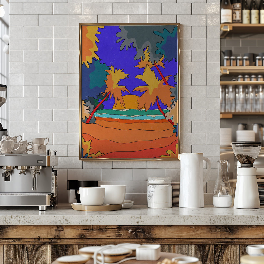 Sands and Waves - Stretched Canvas, Poster or Fine Art Print I Heart Wall Art