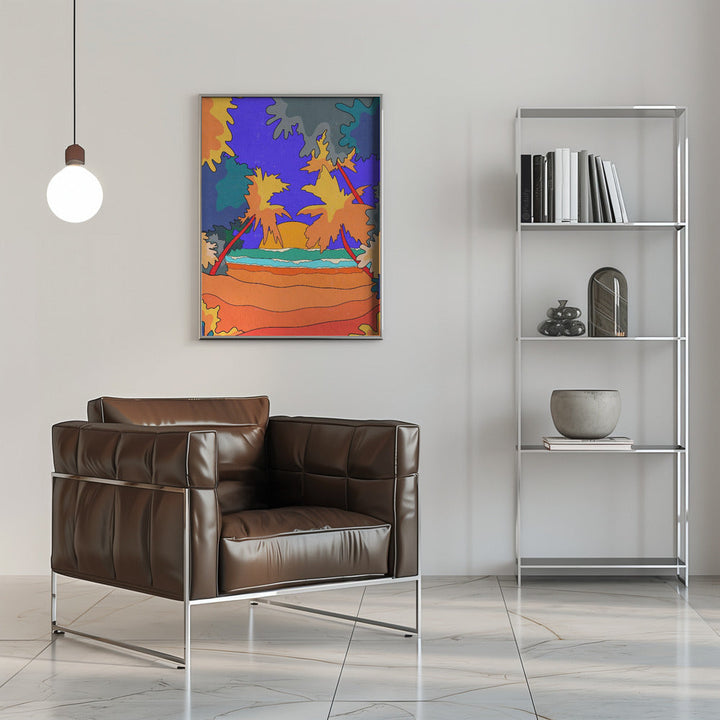 Sands and Waves - Stretched Canvas, Poster or Fine Art Print I Heart Wall Art