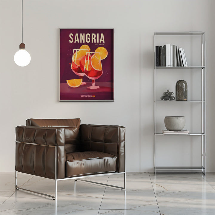 Sangria Cocktail - Stretched Canvas, Poster or Fine Art Print I Heart Wall Art