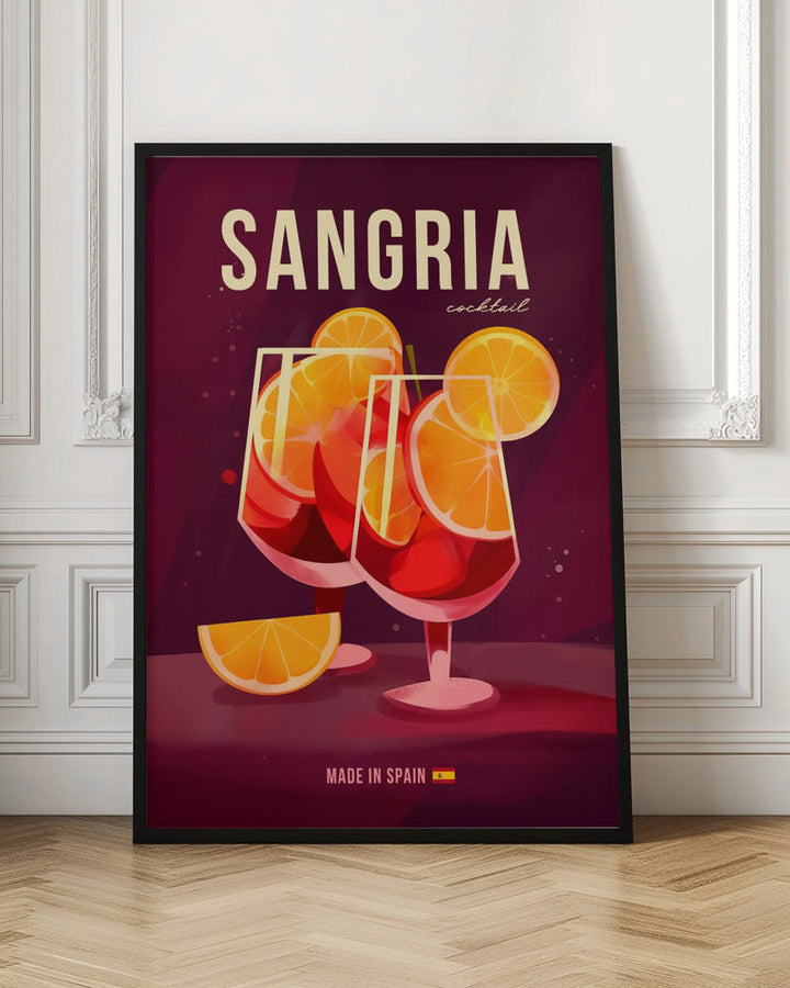 Sangria Cocktail - Stretched Canvas, Poster or Fine Art Print I Heart Wall Art